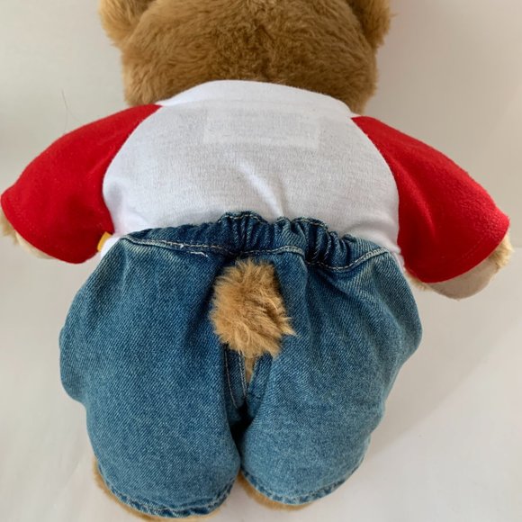 BAB BUILD A BEAR HAPPY BIRTHDAY BEAR BROWN PLUSH STUFFED TOY ANIMAL 15" - Picture 3 of 8